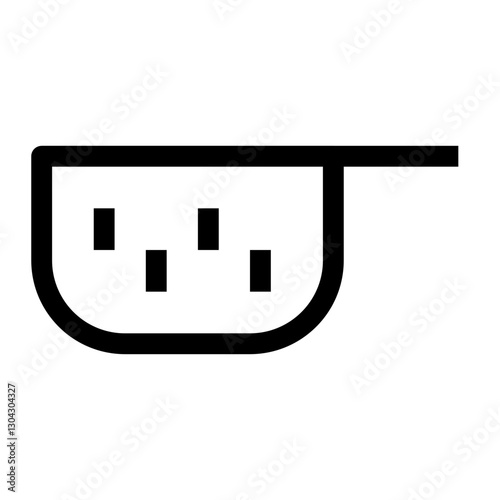 Kitchen thin icon