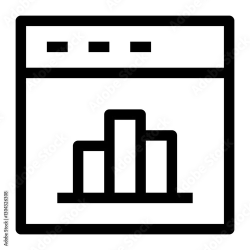 web and seo thin icon