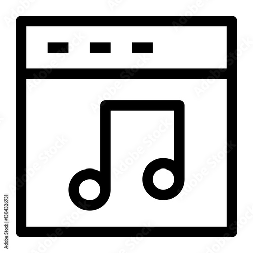 web and seo thin icon