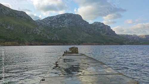 Es Caló in Artá ​​is a small cove measuring 25 by 6 metres wide. photo