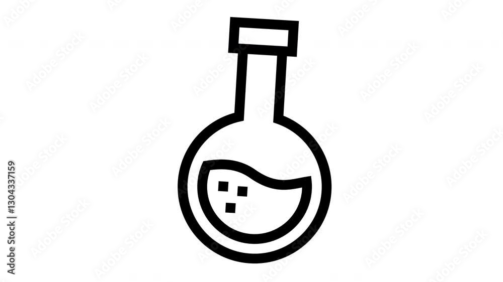 flask animated icon