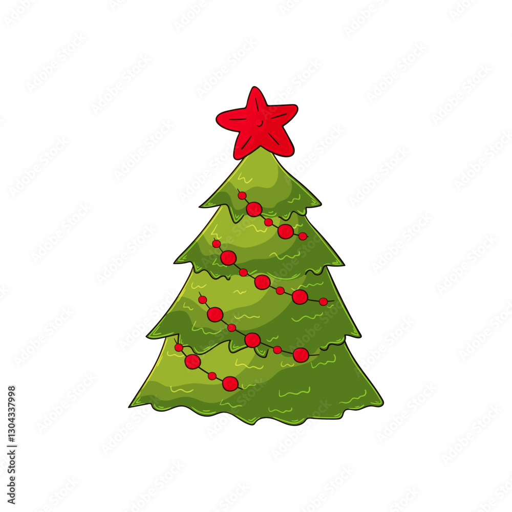 Fototapeta premium Element of home decor, scrapbooking. Christmas