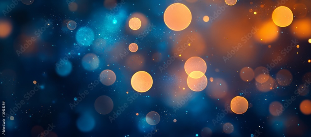 Dreamy Bokeh Pattern with Warm and Cool Colors Dreamy Bokeh Pattern with Warm and Cool Colors