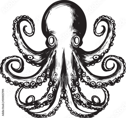 Mystical Abyss: The Enigmatic Silhouette of Cthulhu
