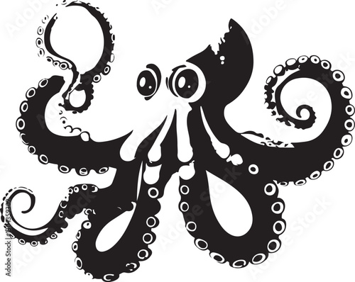 Mystical Abyss: The Enigmatic Silhouette of Cthulhu

