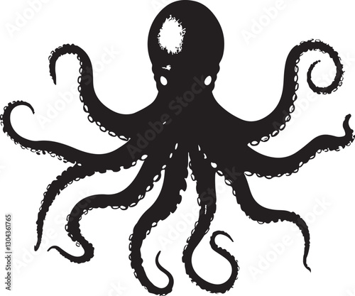 Mystical Abyss: The Enigmatic Silhouette of Cthulhu
