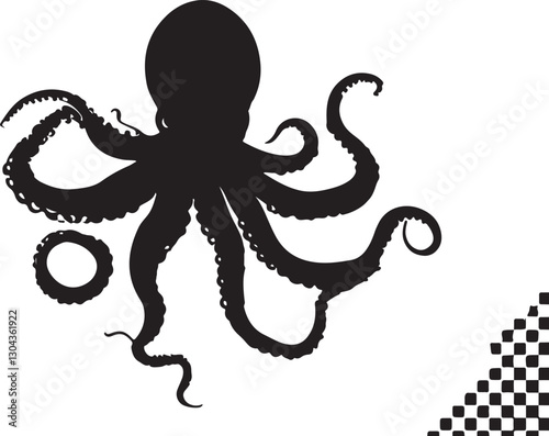 Mystical Abyss: The Enigmatic Silhouette of Cthulhu
