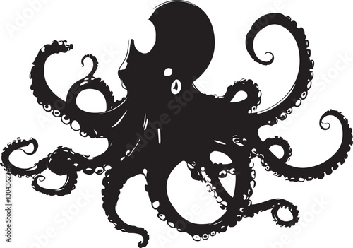 Mystical Abyss: The Enigmatic Silhouette of Cthulhu
