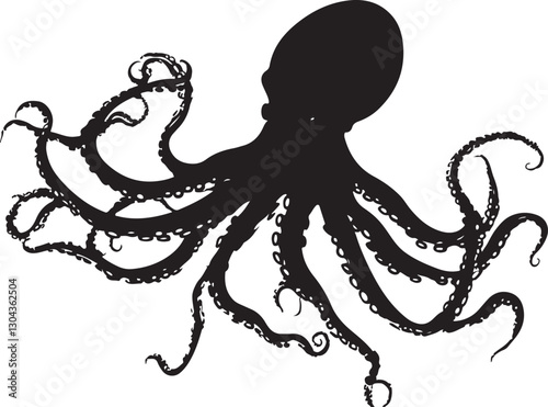 Mystical Abyss: The Enigmatic Silhouette of Cthulhu
