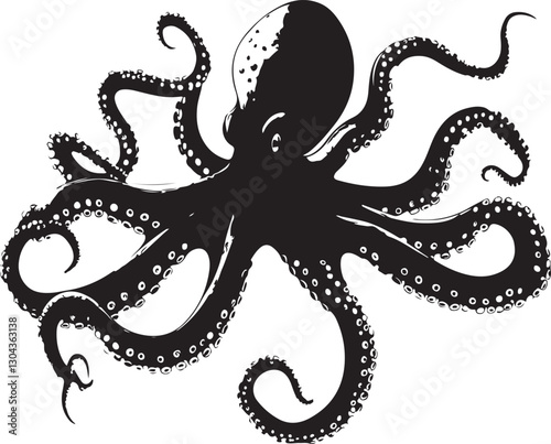Mystical Abyss: The Enigmatic Silhouette of Cthulhu
