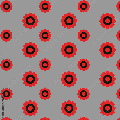 seamless pattern with flowers