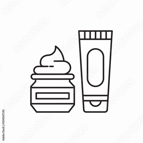 shaver gel icon vector sign