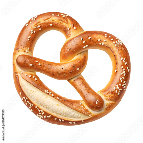 Obraz na płótnie pretzels isolated on transparent background
