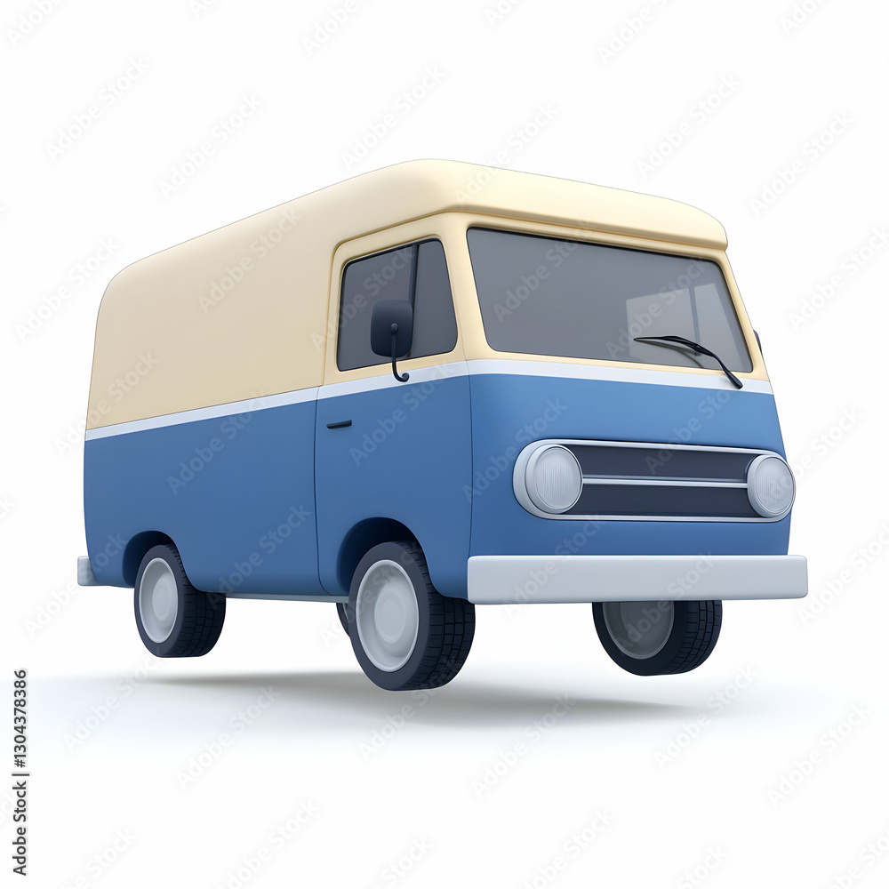 A transportation icon in a 3D style A transportation icon in a 3D style