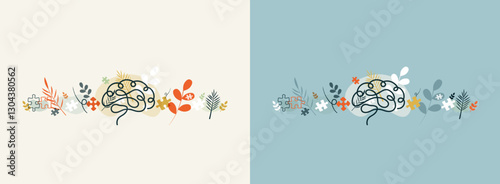 Mental Health illustrations.