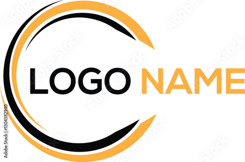 Round circular banner frames, borders, vector circular  company logo design 