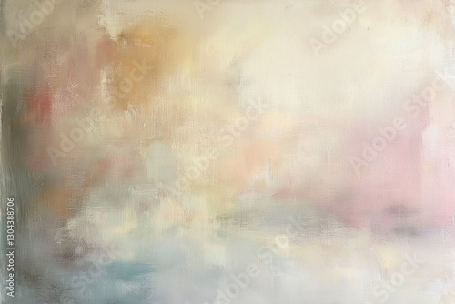 Abstract vintage oil painting background with soft pastel colors and distressed textures