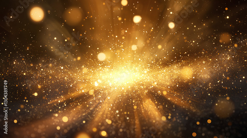 Golden Explosion – Radiant Light Burst