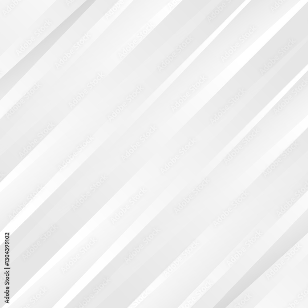 Obraz premium Gray and white diagonal line architecture geometry tech abstract subtle background vector illustration.