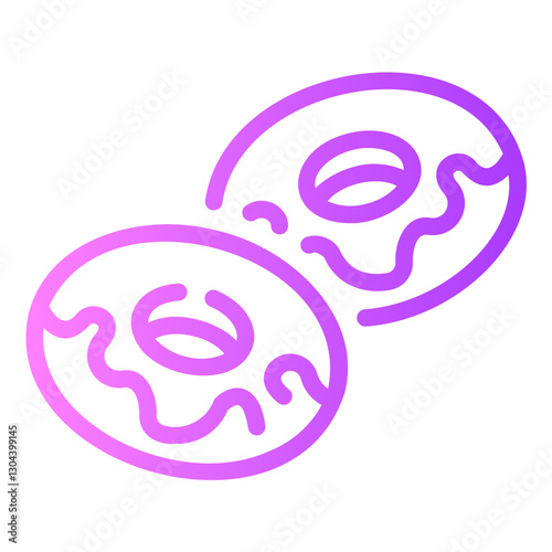 donat Line Gradient Icon