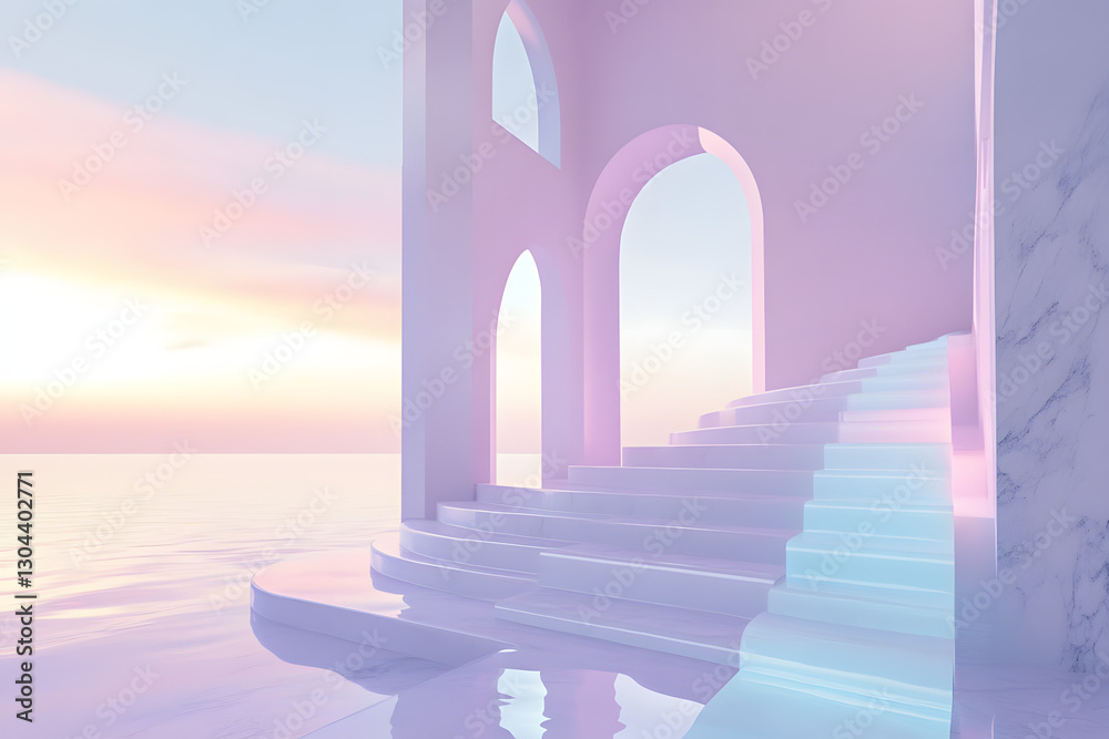 Obraz premium stairway to the sky