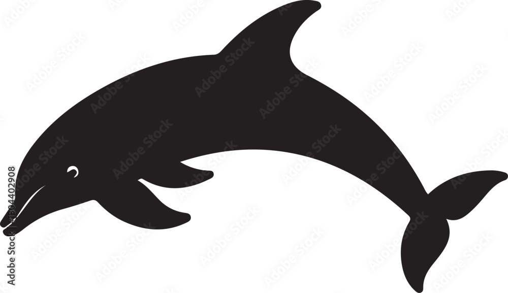 Fototapeta premium Graceful Dolphins: The Elegance of Underwater Ballet