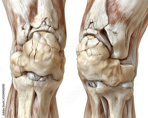 Degenerative Knee Joint Anatomy