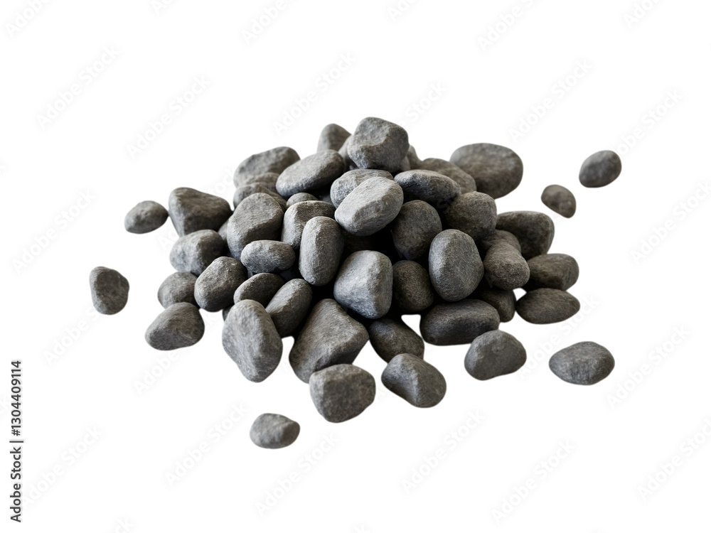 collection of small black rocks with rough natural textures isolated on a white background, ideal for geological, construction, landscaping and nature themed designs and projects collection of small black rocks with rough natural textures isolated on a white background, ideal for geological, construction, landscaping and nature themed designs and projects