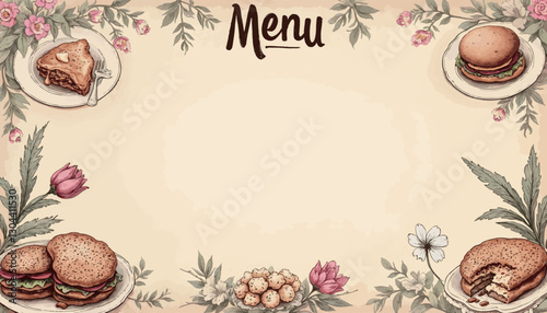 Food menu Perfect for Restaurants, Cafes, hotel, and Takeaway Menus template