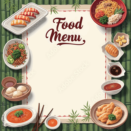 Food menu Perfect for Restaurants, Cafes, hotel, and Takeaway Menus template