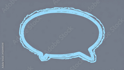 Blank Comic Speech Bubble