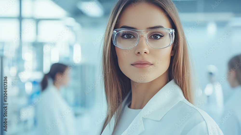 Fototapeta premium portrait of a young female doctor