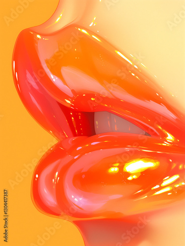 red and yellow paint splashes