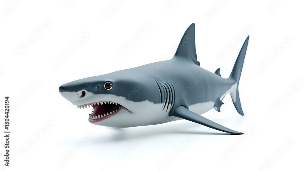 High-Resolution Great White Shark Image – Majestic Ocean Predator Photography. High-Resolution Great White Shark Image – Majestic Ocean Predator Photography.