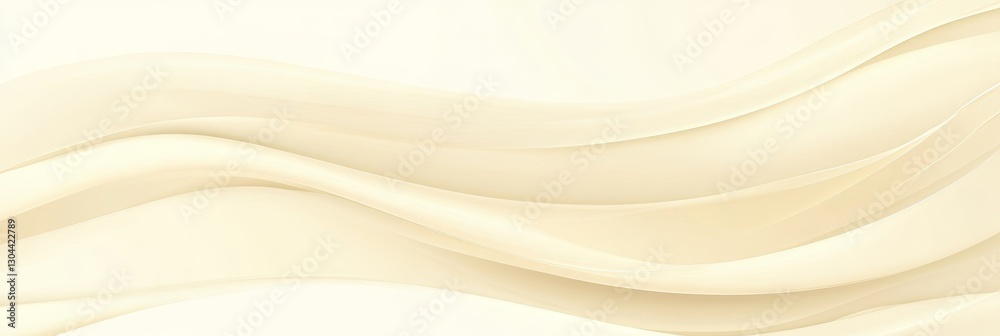 Obraz premium Abstract, Creamy White Wave Texture, Elegant Minimalist Background With Monochromatic Colors.