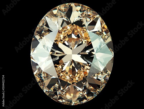 White diamond on black background