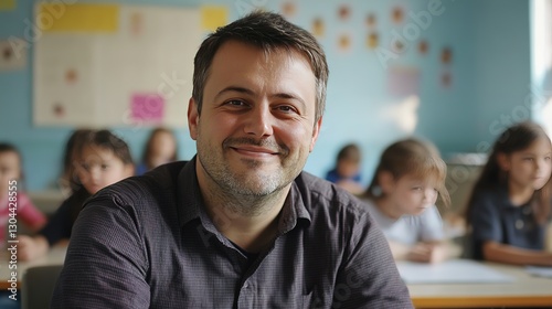 Teacher in class