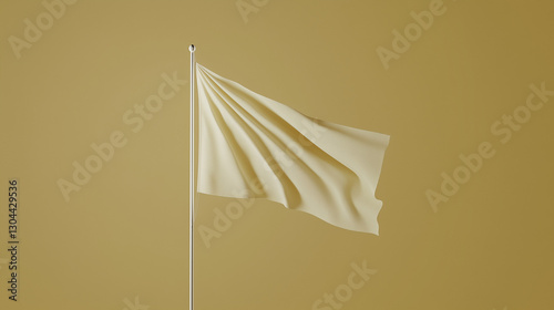 Flag waving in breeze:A pho...