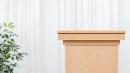 Podium Stage for Speech: A ...