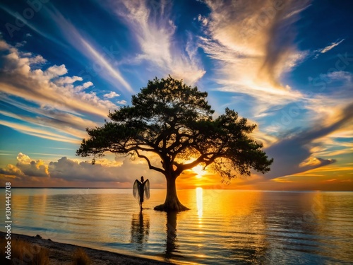 Angel Tree on Mississippi Sound, Saint Louis Bay, MS