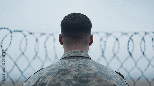 Solider and Barbed Wire: Re...