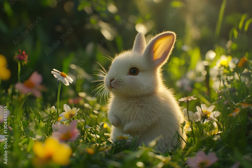 Fototapeta premium rabbit in the grass