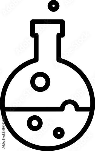 market research flat web icon concept