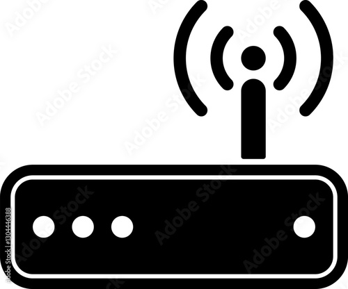 wireless lan flat web icon concept