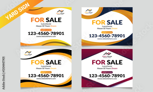 home for sale, yard signs