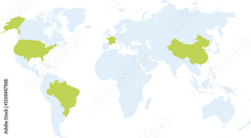 international business flat web icon concept