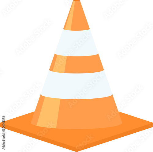 under construction flat web icon concept