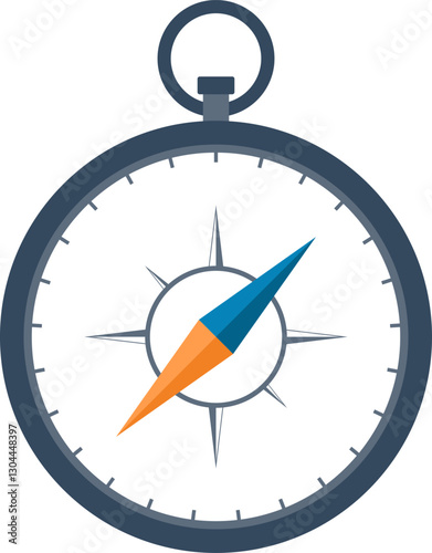 geo targeting flat web icon concept