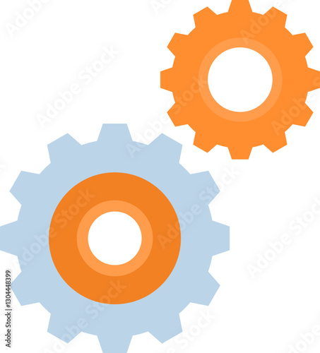 content management flat web icon concept