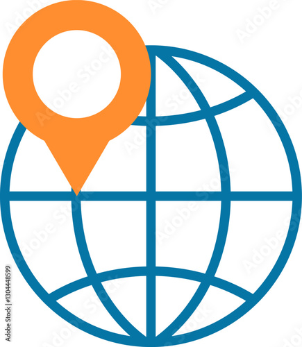 local seo flat web icon concept